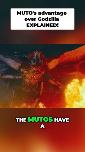 Why Godzilla Struggled Against The MUTOs! #Godzilla #MonsterVerse #Lore #Godzilla2014 #MUTO
