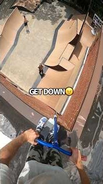 Danger is my middle name sir! 🚫🛴 - Roman Dellapena #shorts #gopro #scooter #sports #tricks #skate