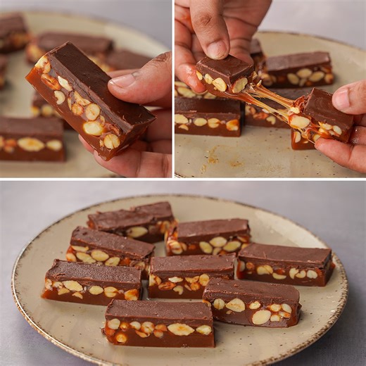 Homemade Snickers Bars, Better Than The Store !! | Yummy Recipes