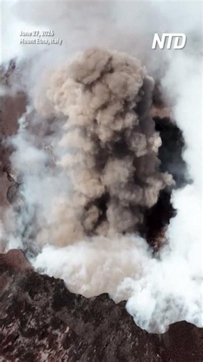 Drone Footage Captures Latest Eruption of Europe's Largest Volcano