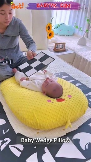 Baby Wedge Pillow – One Pillow for Feeding, Play & Sleep #Baby #BabyPillow