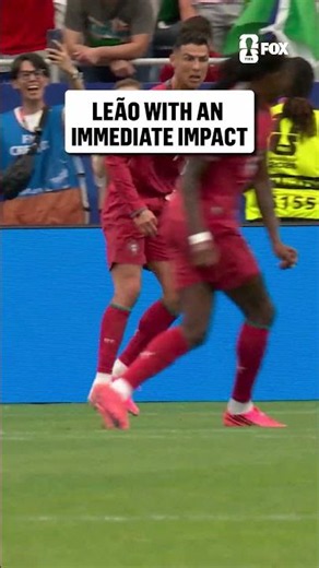 Rafael Leão subbed on and scored his first 2026 FIFA World Cup goal 👏