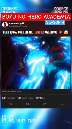 DEKU 100% ONE FOR ALL TERRIFIES OVERHAUL 💥😱 | #myheroacademia #edit #mha #amv #anime