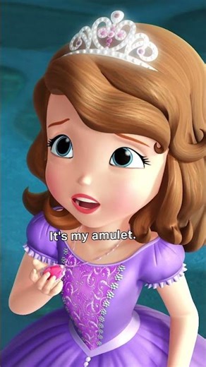 Sofia and her emotional support amulet 💜 | Sofia the First | Disney Jr.
