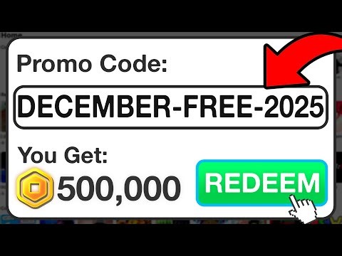 This *SECRET* Promo Code Gives FREE ROBUX! (Roblox December 2025)
