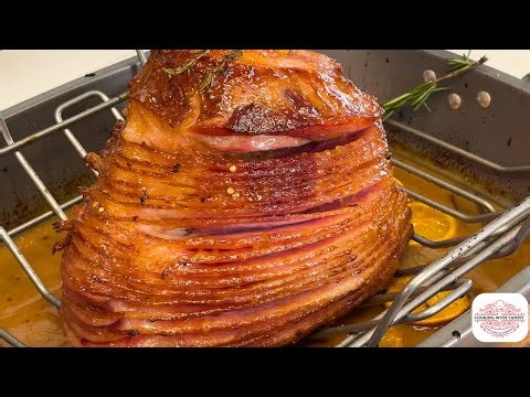 Peach Bourbon Glazed Ham | How To Bake The Perfect Ham