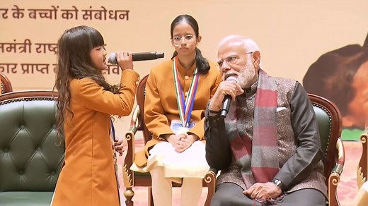 My young friend sang 2 wonderful songs, including a rendition of Vande Mataram! Do watch... | Narendra Modi
