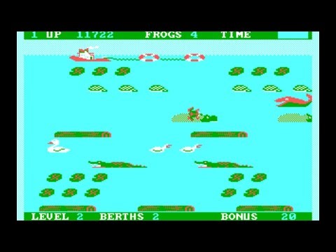 Frogger II Three Deep [IBM PC Longplay] (1984) Sega Enterprises