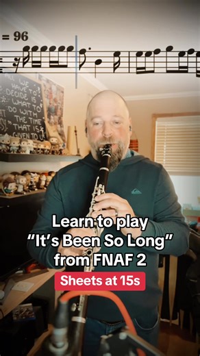 Here is the music for “It’s Been So Long” from FNAF 2. Have fun! #fnaf #fivenightsatfreddys #fnaf2 #bandkids #band