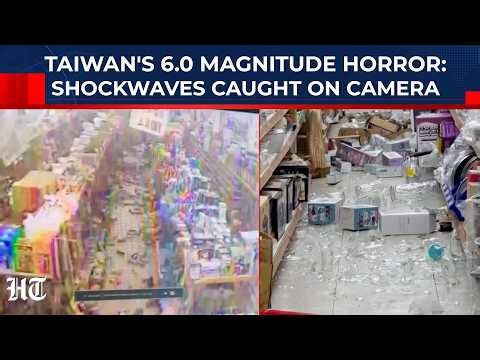 Massive Quake Rips Through Taiwan: Buildings Sway in Panic As Shelves Crash Down In Taipei Nightmare