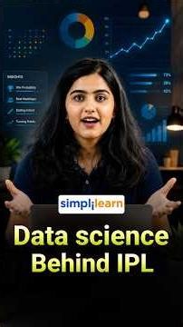 Data Science Behind IPL 2026 | IPL 2026 Explained with Data Science | #Shorts | #Simplilearn