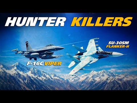 Speed Vs Thrust Vectoring | F-16C Viper Vs Su-30SM Flanker-H | Digital Combat Simulator | DCS |