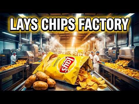 How Lays Chips Are Made in Factory From Potato to Packet!