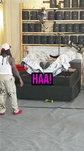 Victoria Justice Tries Kai Cenat's Folding Bed😭