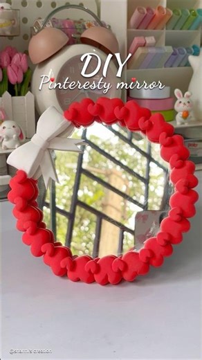 DIY Pinteresty mirror #shorts #viralshorts #mirrorart #handmade #craftideas #love