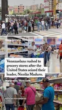 Venezuelans Brace for Uncertainty After U.S. Military Operation