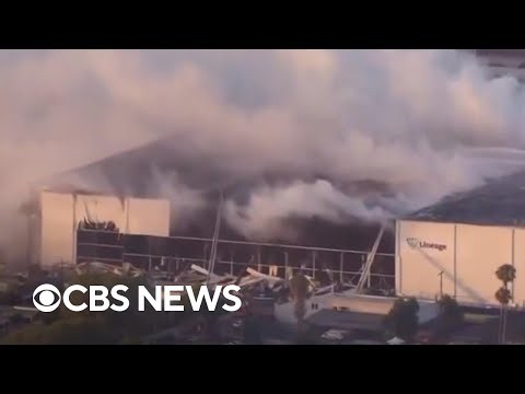 Fight against massive Los Angeles warehouse fire enters 6th day