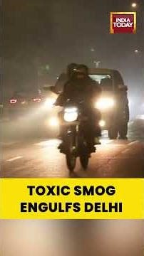 Toxic Smog Engulfs Delhi; AQI Hits 414 in Chanakyapuri Area