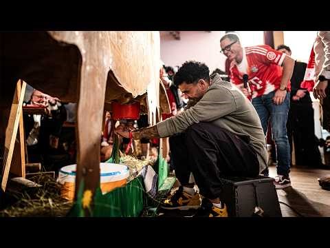 Lucho drops ICONIC performance! 🎶😄 | Behind the Scenes fan club visit with Luis Díaz