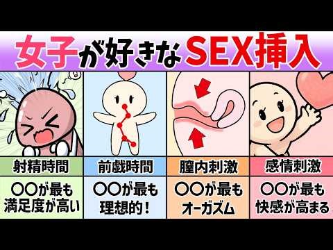 【本音】女性が好きなセックス挿入方法３選