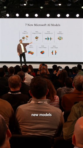 Seven new MAI models were announced at #MicrosoftBuild, across image, voice, transcription, and coding. Designed with attention to detail, they deliver practical and efficient tools tailored to real world developer workflows.
