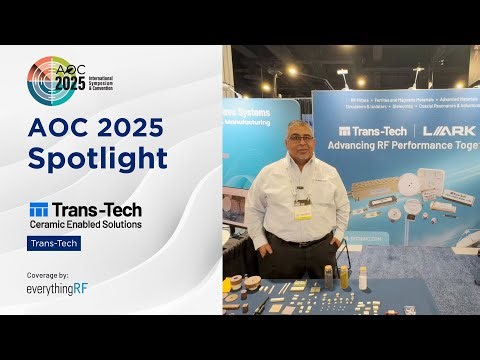 AOC 2025 Spotlight: Trans-Tech Expands Advanced RF Materials and Filter Capabilities