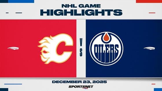 NHL Highlights | Flames vs. Oilers - December 23, 2025