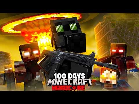 I Survived 100 Days in a ZOMBIE OUTBREAK in Minecraft Hardcore!