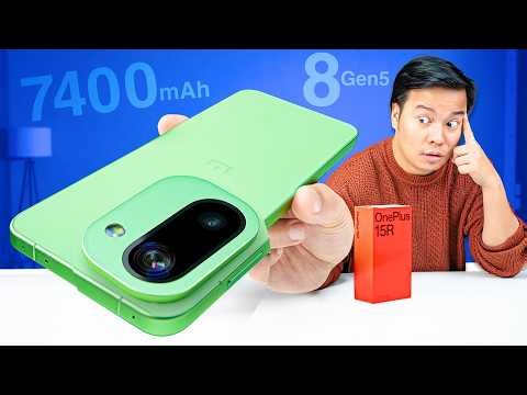 Oneplus 15R Unboxing & Test - 7400mAh & SD 8 Gen 5 Combo but?