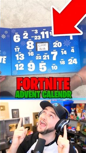 Opening Fortnite WINTERFEST Advent Calendar 🎄