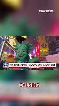 NYC buried in biggest snowfall in nearly 4 years