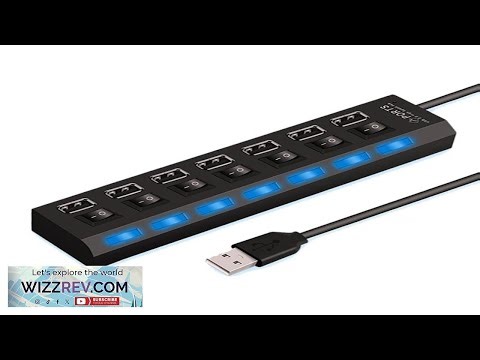 High Speed 4 7 Ports USB HUB 2.0 Adapter Expander Multi USB Splitter