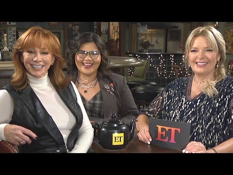 Happy's Place Cast SINGS Reba McEntire Hits as They Interview Each Other | Spilling the E-Tea