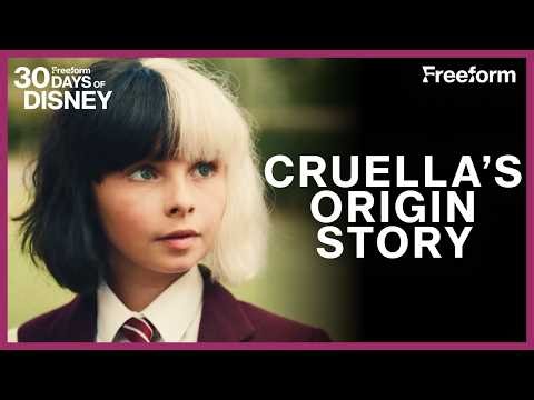 Cruella Tells Her Origin Story | Cruella | Freeform