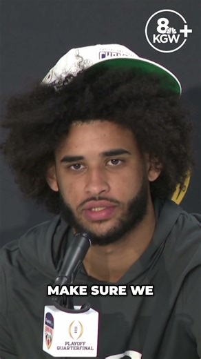 Oregon QB Dante Moore thanks Ducks fans after Orange Bowl win