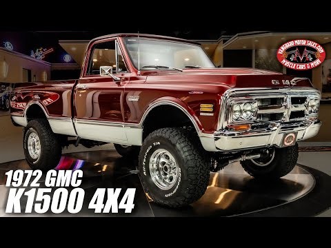 1972 GMC K1500 4X4 Pickup For Sale Vanguard Motor Sales #7154
