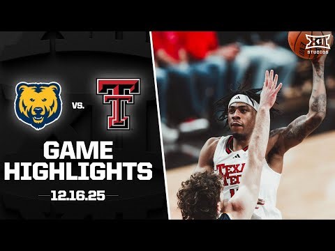 Northern Colorado vs. #19 Texas Tech Game Highlights | 2025-26 Big 12 Men’s Basketball