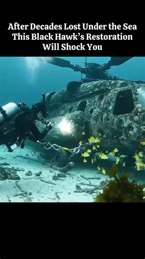Incredible Black Hawk Restoration After Decades Underwater