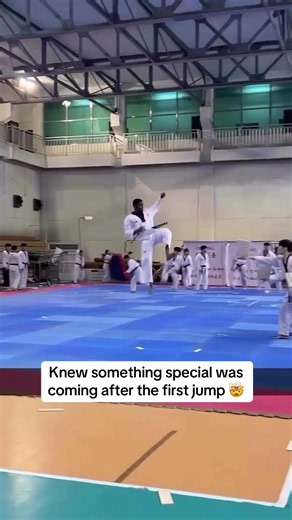 Karate Moment: Unexpected Skill After One Jump