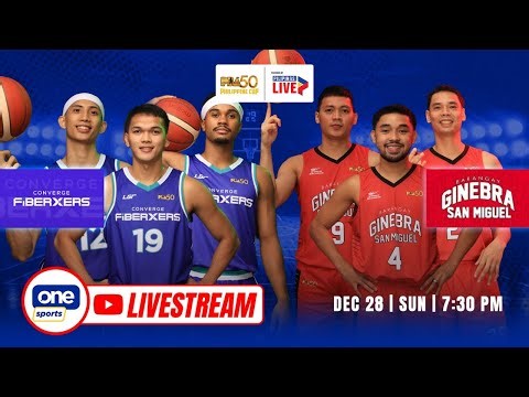 LIVE: CONVERGE vs. BRGY. GINEBRA | PBA 50 PHILIPPINE CUP | December 28, 2025