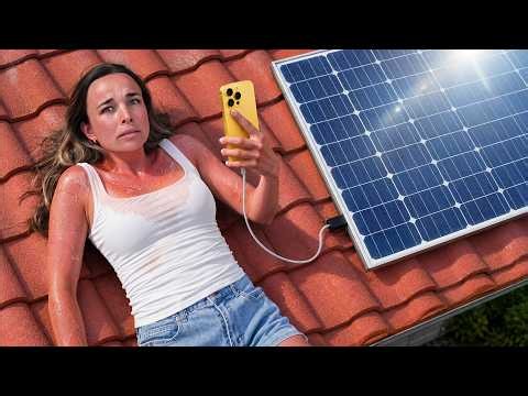 I Used Solar Power for EVERYTHING for a Day