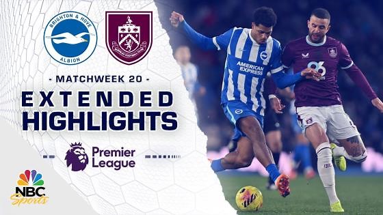Brighton v. Burnley | PREMIER LEAGUE HIGHLIGHTS | 1/3/2026 | NBC Sports