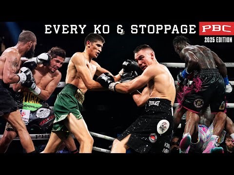 All PBC Knockouts & Stoppages | 2025 Fight Highlights