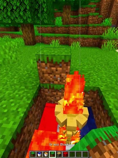 Minecraft Realistic Campfire💀