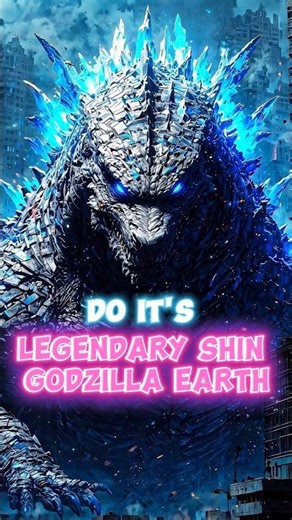 Godzilla's Most Dangerous Villain: Legendary Shin Godzilla Earth! #godzilla #monsterverse #shorts