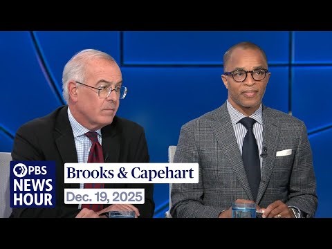 Brooks and Capehart on Trump's approval ratings and mental acuity