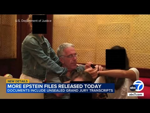2 more batches of Epstein files include unsealed grand jury transcripts