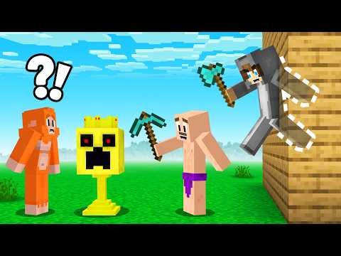 Minecraft Hunters vs Speedrunner, But I Can Phase Through Walls...