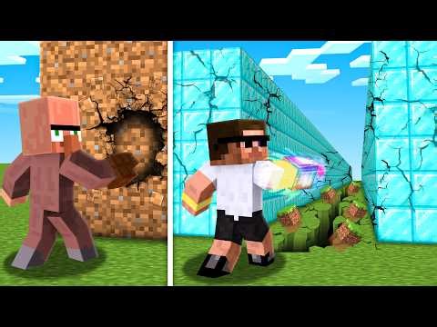 Carry vs Doorbin: Punch the Walls Challenge in Minecraft..