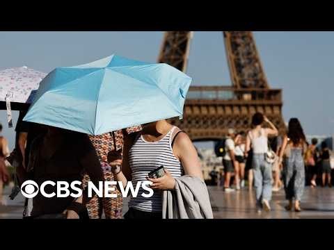 Europeans endure brutal heat wave, climate researchers say infrastructure may "have to adapt"